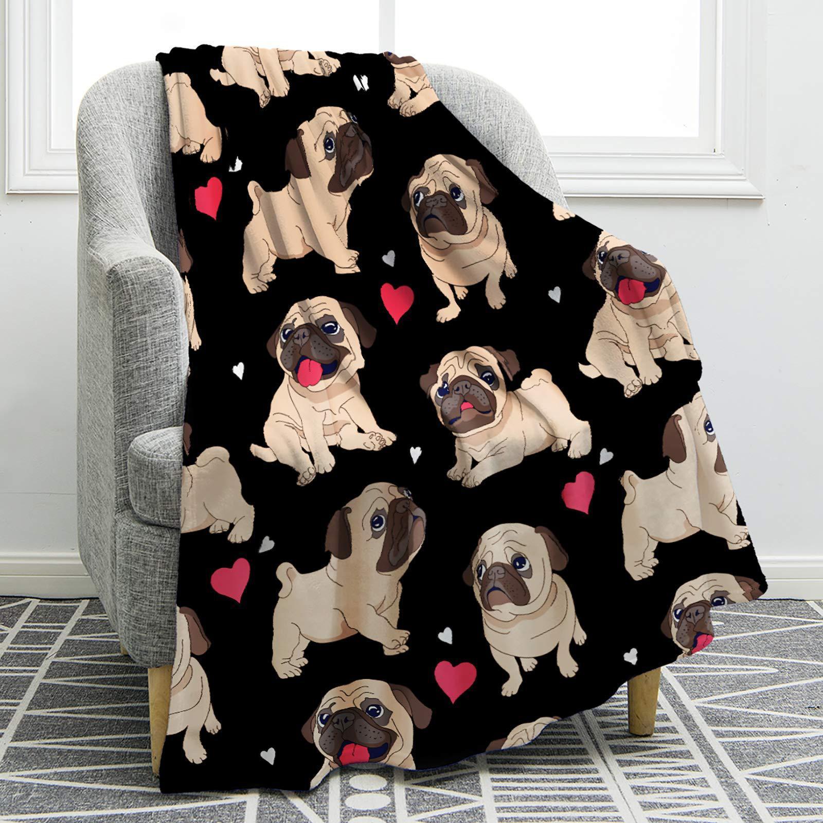 Soft And Comfortable Warm Flannel Animal Print Sofa Cover