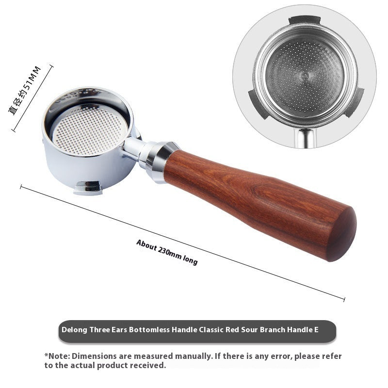 51mm Coffee Machine Handle Modified Solid Wood Handle