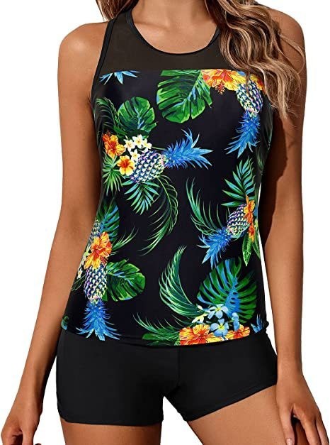 Seaside Vacation One-piece Bikini Women's Three-point Swimsuit Women