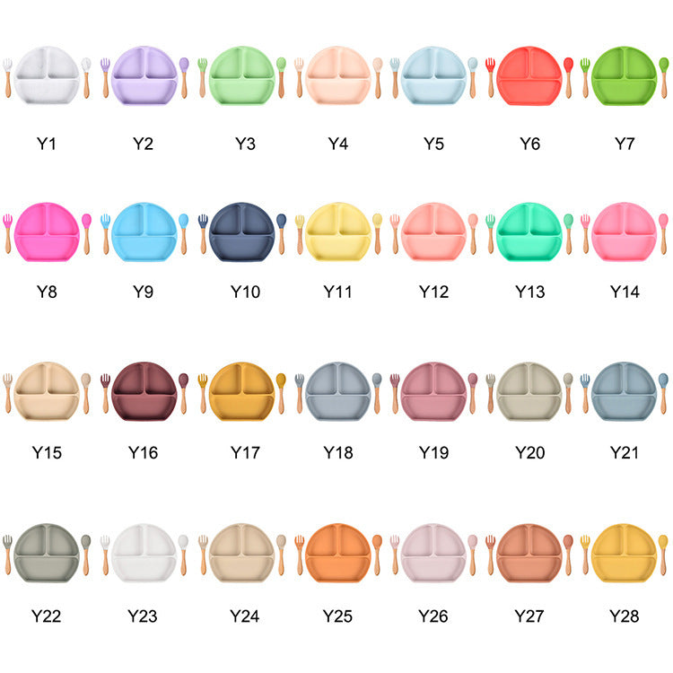 6-piece Silicone Tableware Set