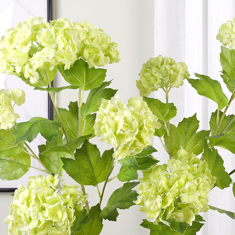 Simulation 3d Hydrangea Fake Flower Decoration Bouquet Artificial Floriculture