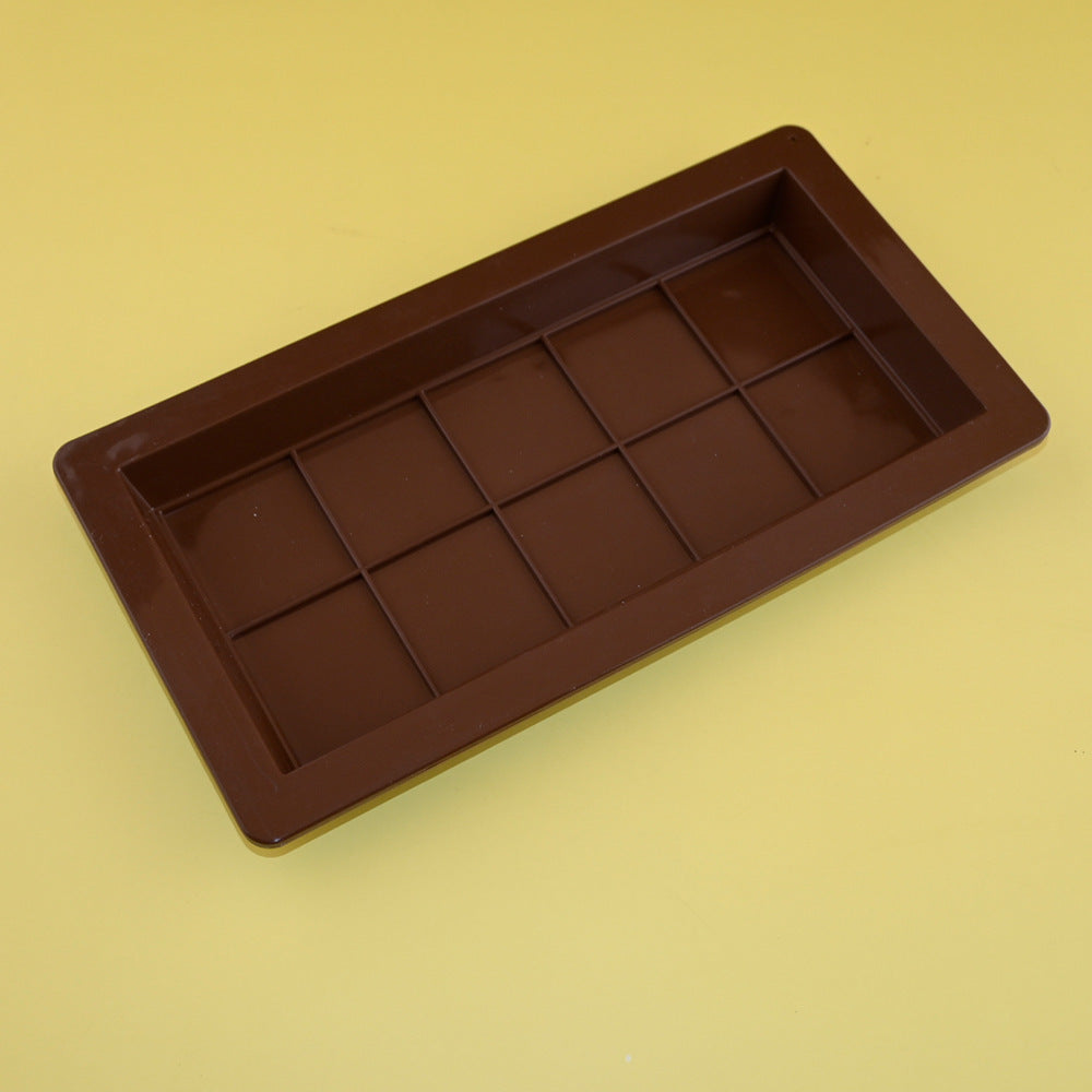 10-grid Large Chocolate Mold Edible Silicon Cake Mold
