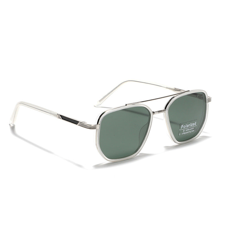 Polarized Sun Glasses Polygon Square Sunglasses