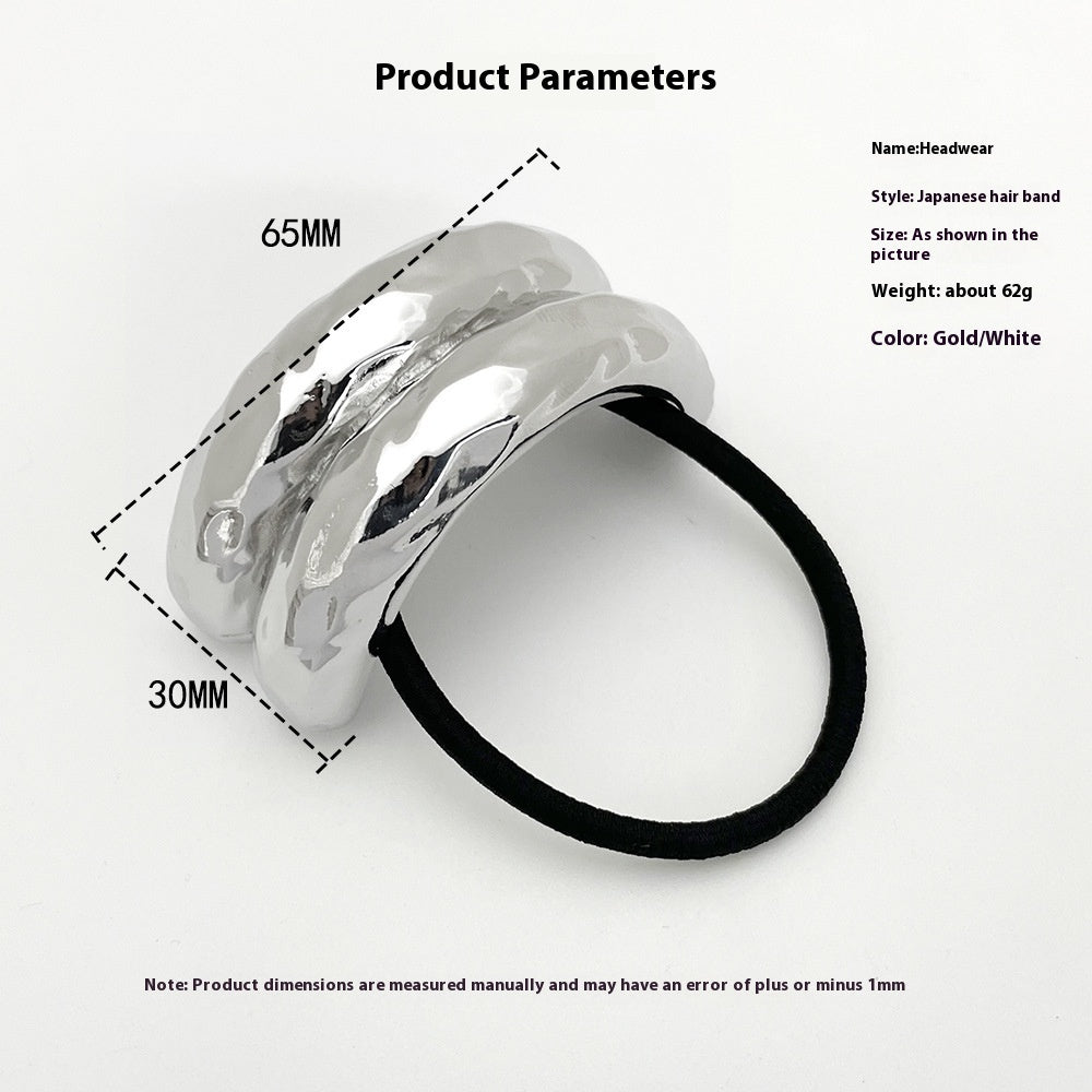 Women's Alloy Ponytail Hair Ring Round Head Rope