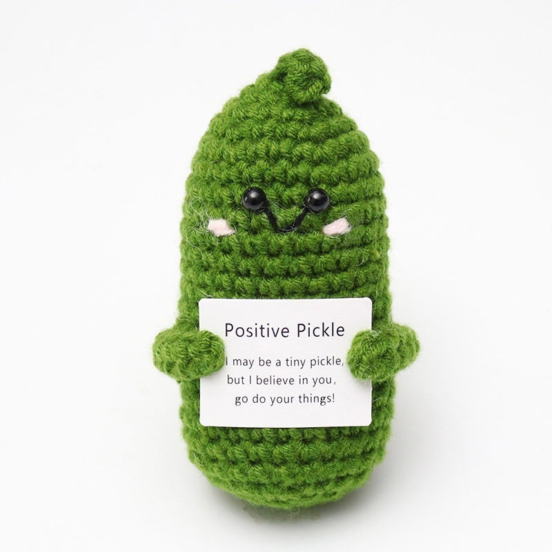 Wool Crocheted Positive Energy Potato Facial Expression Package Wool Fruit