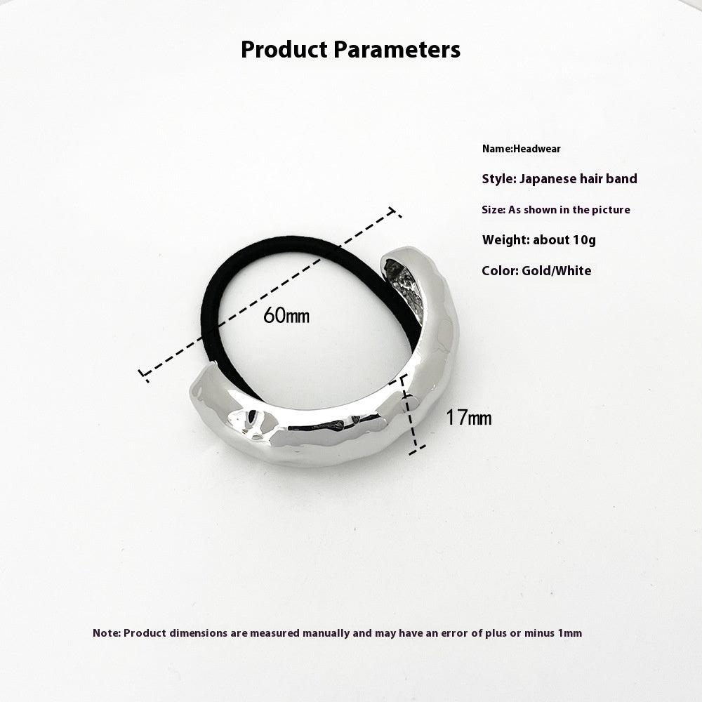 Women's Alloy Ponytail Hair Ring Round Head Rope