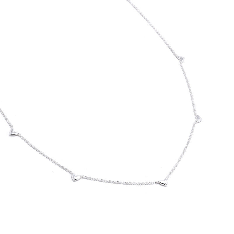 S925 Silver Plated Monica Small Wish Necklace