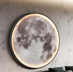 Moon LED Wall Light For Bedroom Kid's Room Foyer Living Room Coffee Bar Aisle Hallway Gallery Studyroom Loft Indoor Home Lights