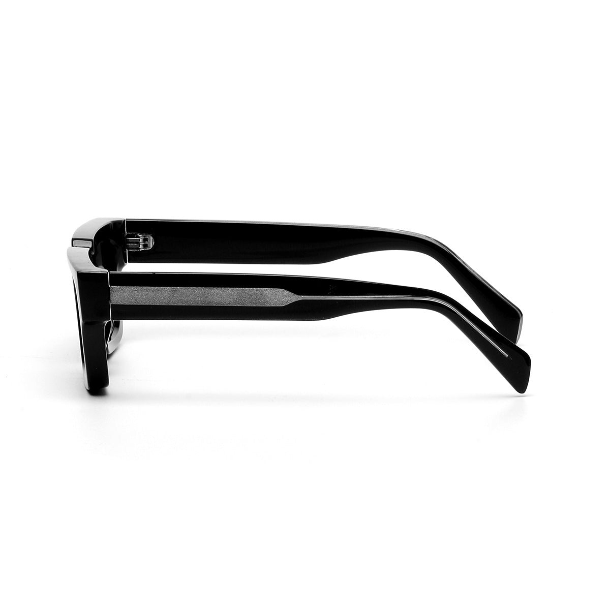 Thick Frame Pin Retro Rectangular Sunglasses