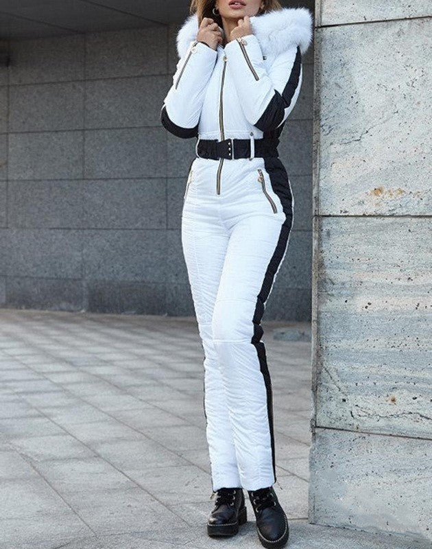 Waist coat cotton trousers jumpsuit