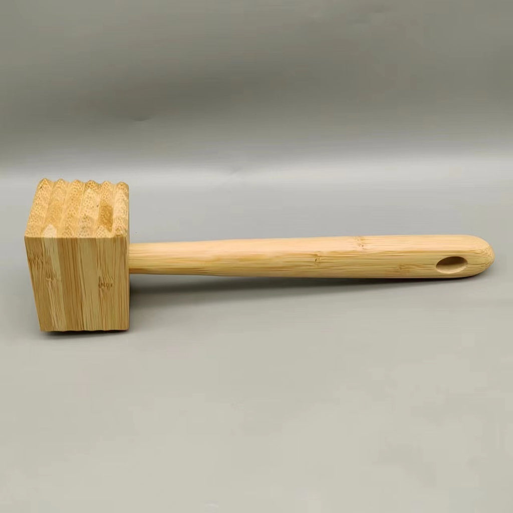 Home Ladle Meat Hammer Raw Bamboo Color