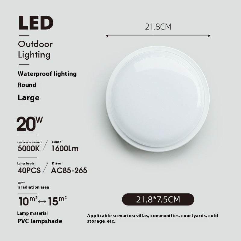 Super Bright Outdoor Waterproof Wall Lamp Aisle Corridor Balcony