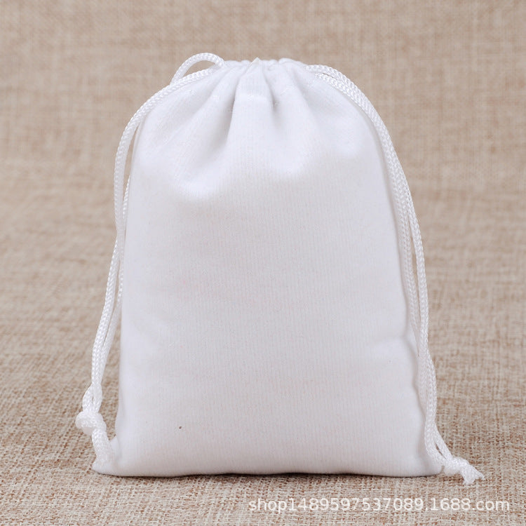 Black Velvet Bundle Pocket Drawstring Jewelry Packaging