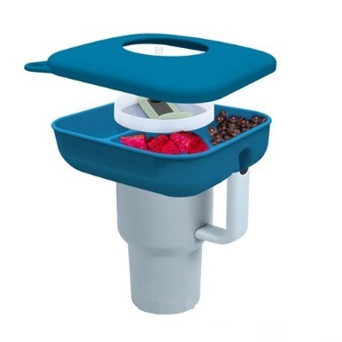 Silicone Snack Platter With Lid