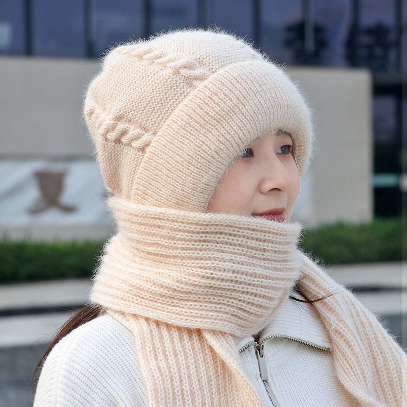 Autumn And Winter New Squirrel Woolen Yarn Braided Hat