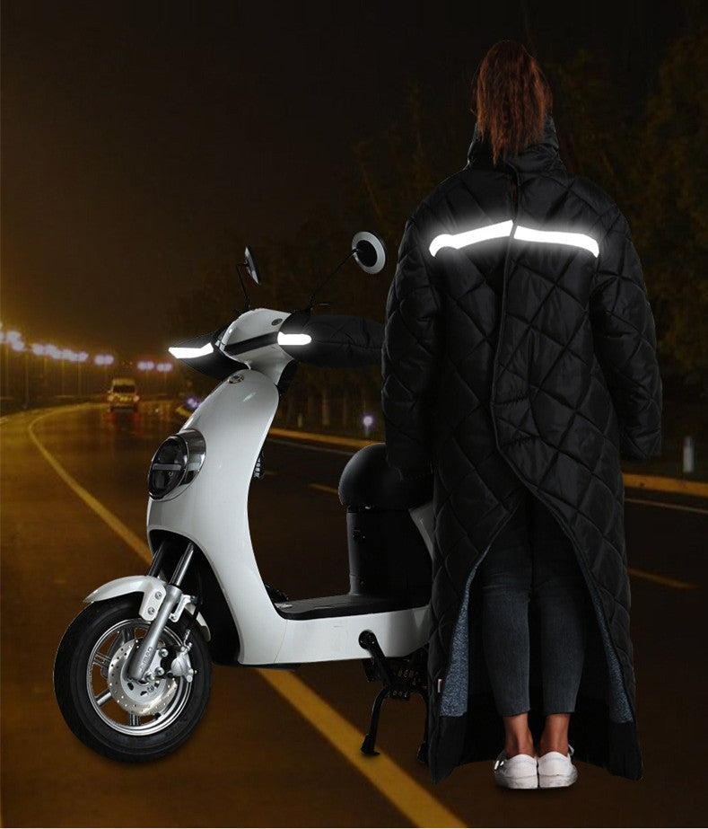 Waterproof Padded And Warm Windbreaker With Handle