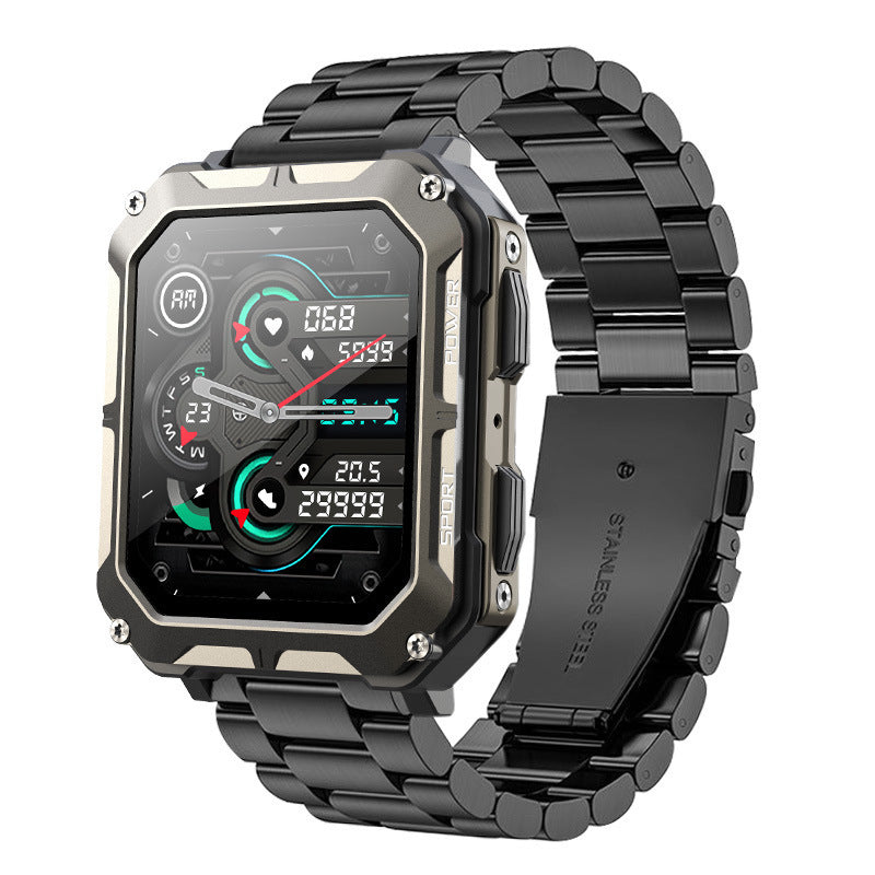 Outdoor Smartwatch with Bluetooth and Health Features