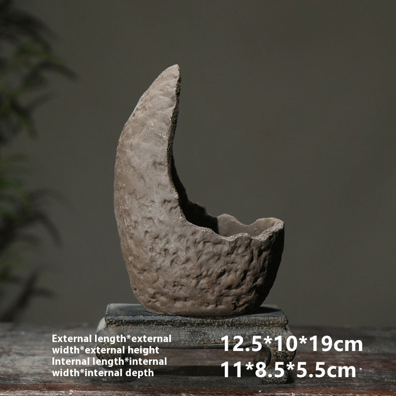 Purple Clay Flower Pot Southern Barbarian Alien Creativity