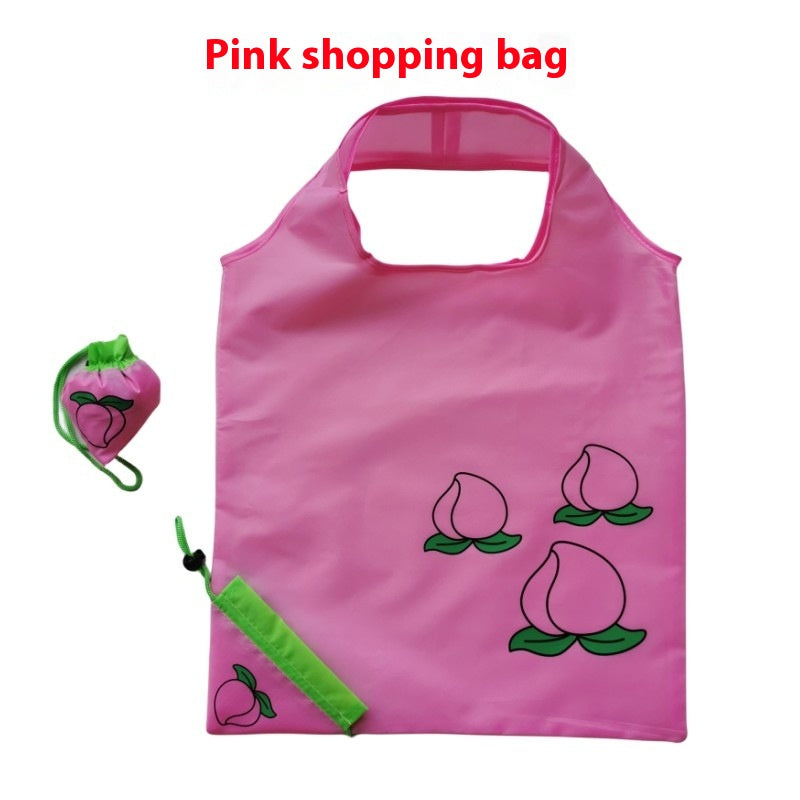 Portable Strawberry Folding Shopping Bag
