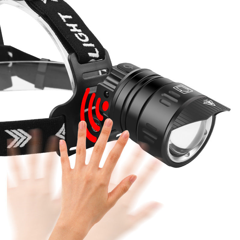 Induction Headlight XHP99USB Charging Strong Light