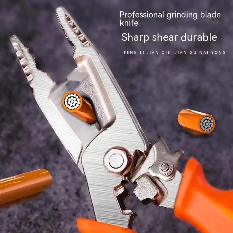 Stylish 7-in-1 Multifunctional Wire Stripping Pliers