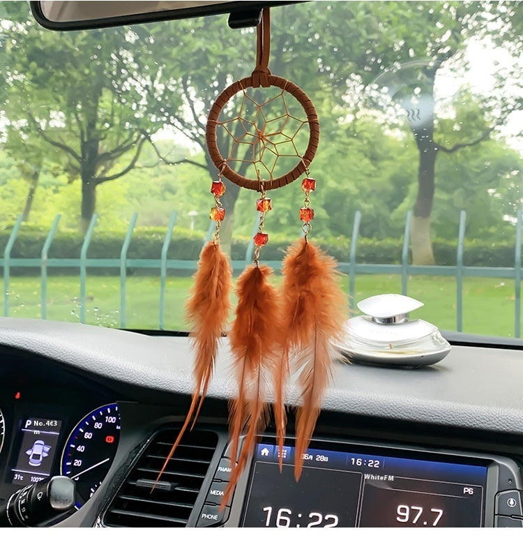 National Style Color Car Dream Catcher Pendant