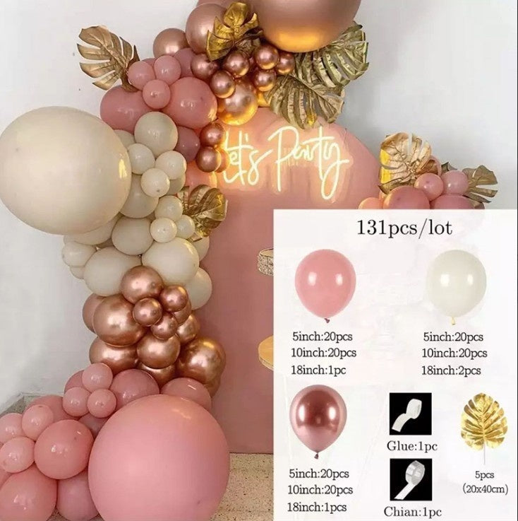 Animal Head Birthday Party Balloon Jungle Set Monstera Theme