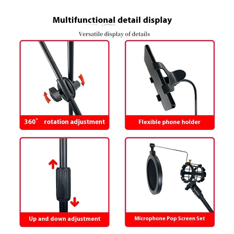Mobile Live Streaming Floor Stand Outdoor