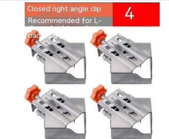 Stainless Steel Woodworking Right Angle Clip Photo Frame And Picture Frame Quick Fixing Clip