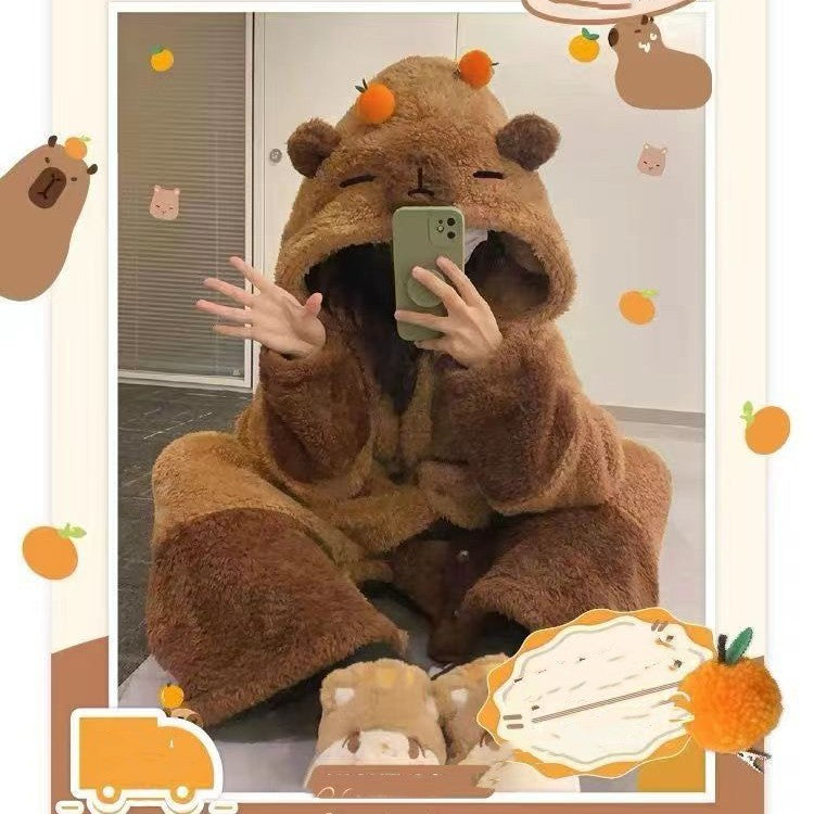 Nightgown Winter Long Wool Comfortable Cotton Velvet