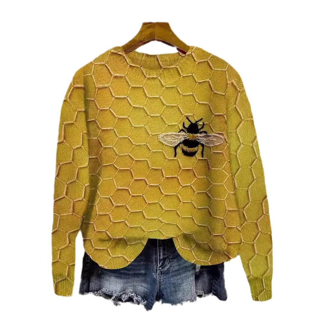 Men's 3D Printed Warm Leisure Winter Sweater