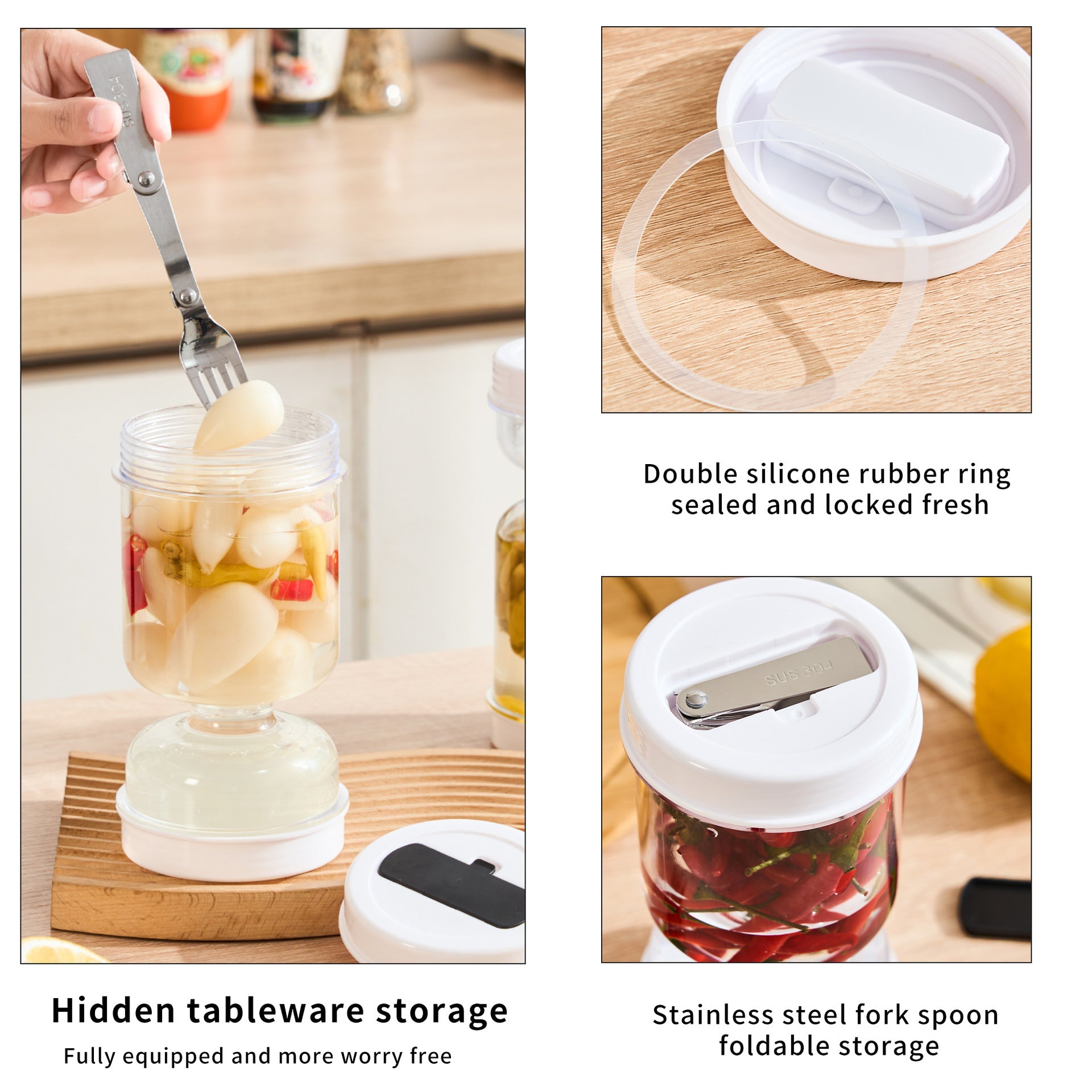 Household Daily Use Cans With Forks