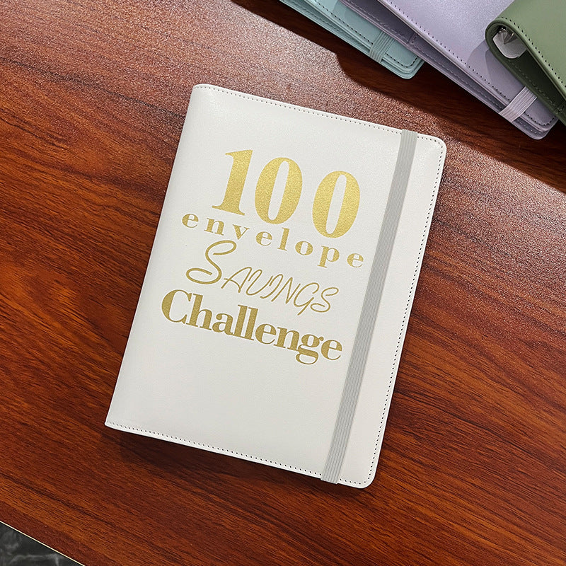 100 Days Challenge Hand Account Deposit And Savings Notebook