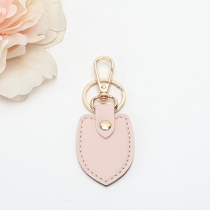 European And American Retro Double-layer Thick Leather Keychain