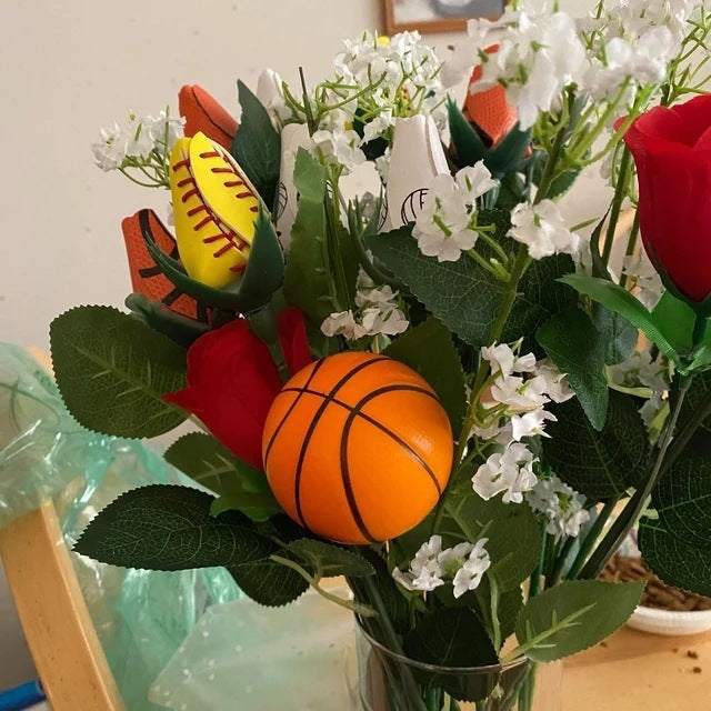 Sports Equipment Pattern Simulation Artificial Flower