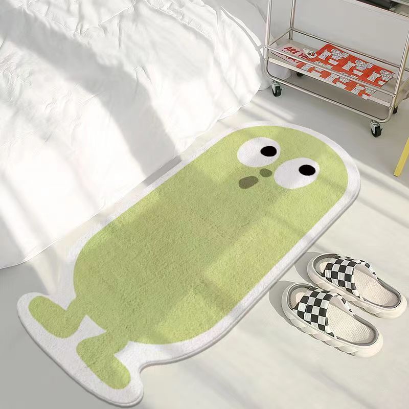Cartoon Funny Alien Bedside Household Soft Carpet