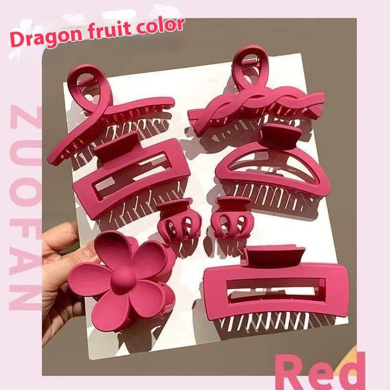 Colorful Suit Grip Large Simplicity Barrettes Suit