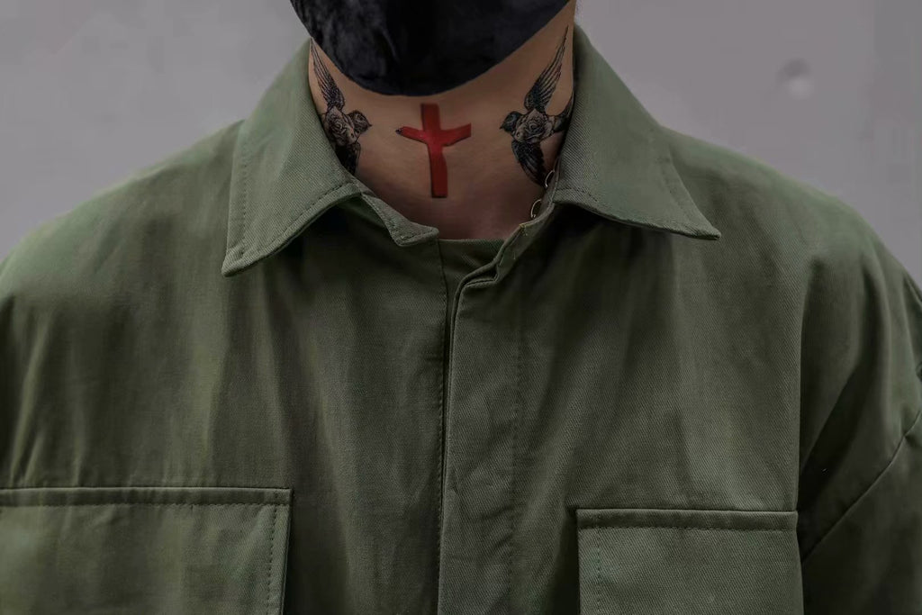 Men's Retro Jumpsuit Overalls Straight