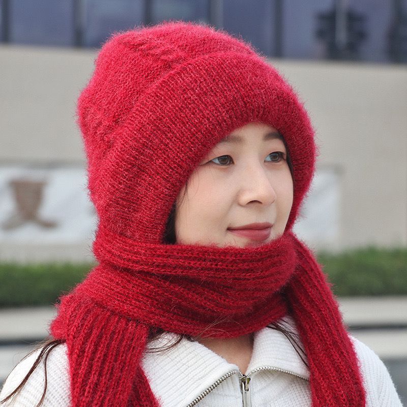 Autumn And Winter New Squirrel Woolen Yarn Braided Hat