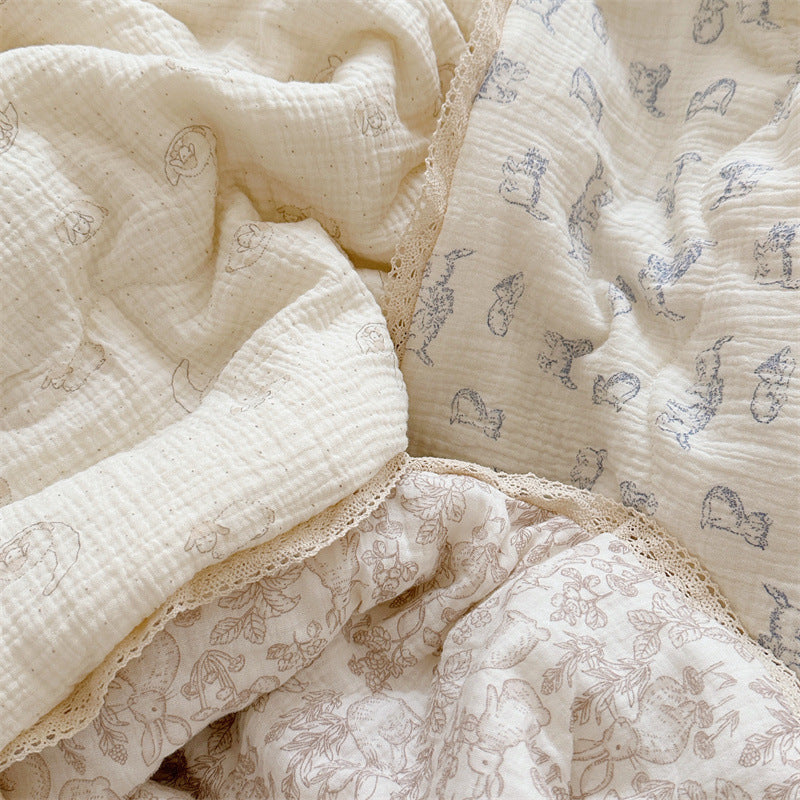 Pure Cotton Class A Double-layer Gauze Summer Air-conditioning Thin Duvet