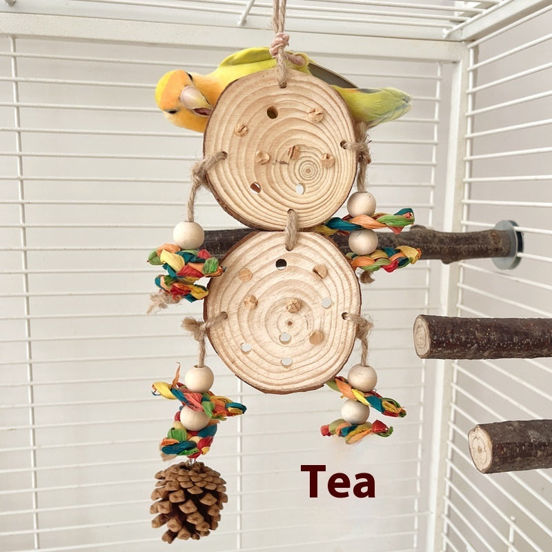 Bird Toys Tear And Relax Pineapple Decorative Pendant