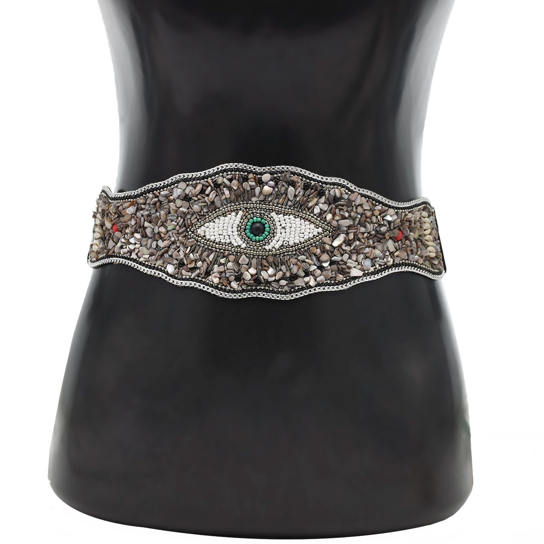 New Ethnic Style Belt Bead Stone Material