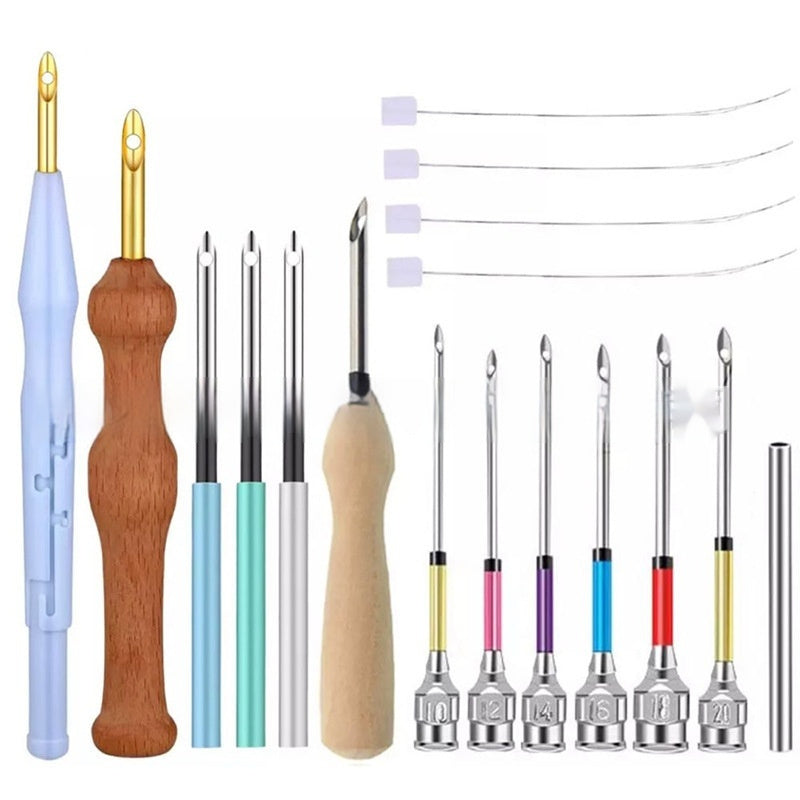 Simple Replaceable Plug Full Model Embroidery Stamp Needle Poke