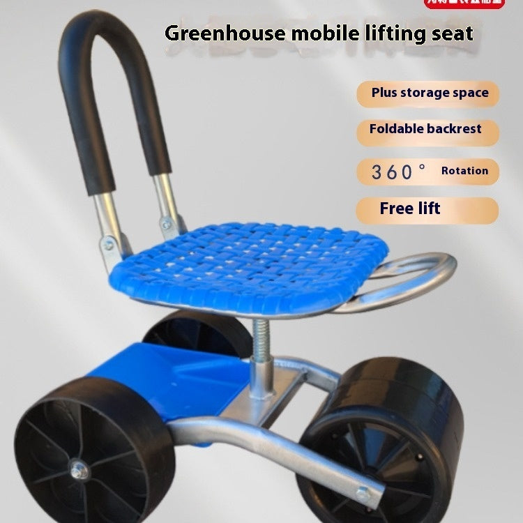 Planting Pruning Rotating Mobile Lifting Folding Stool