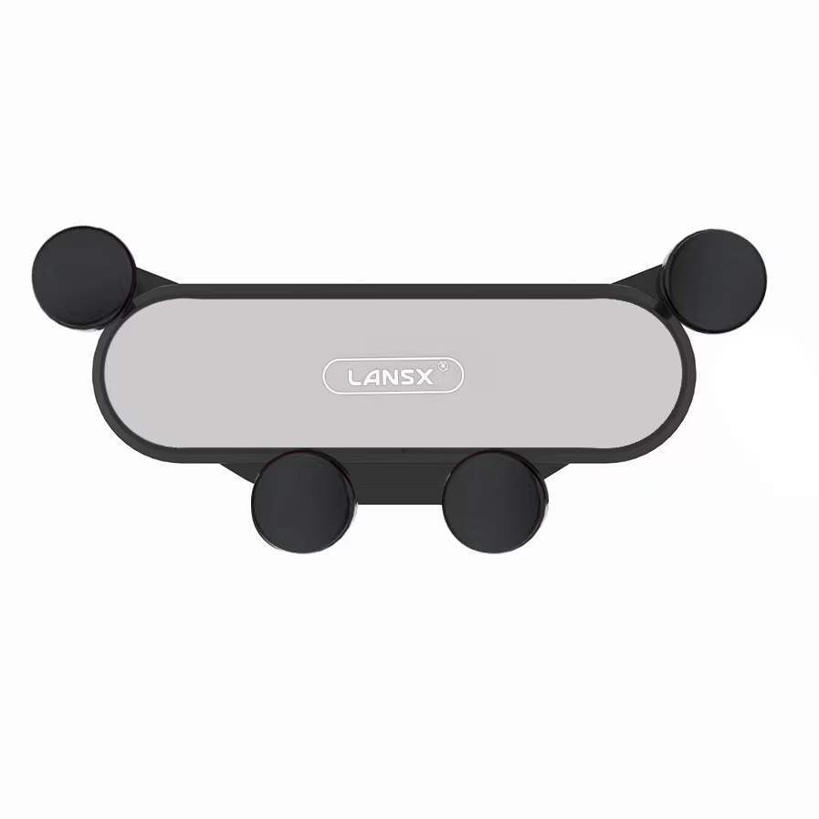 Vehicle-mounted Mobile Phone Bracket Air Outlet Gravity Linkage