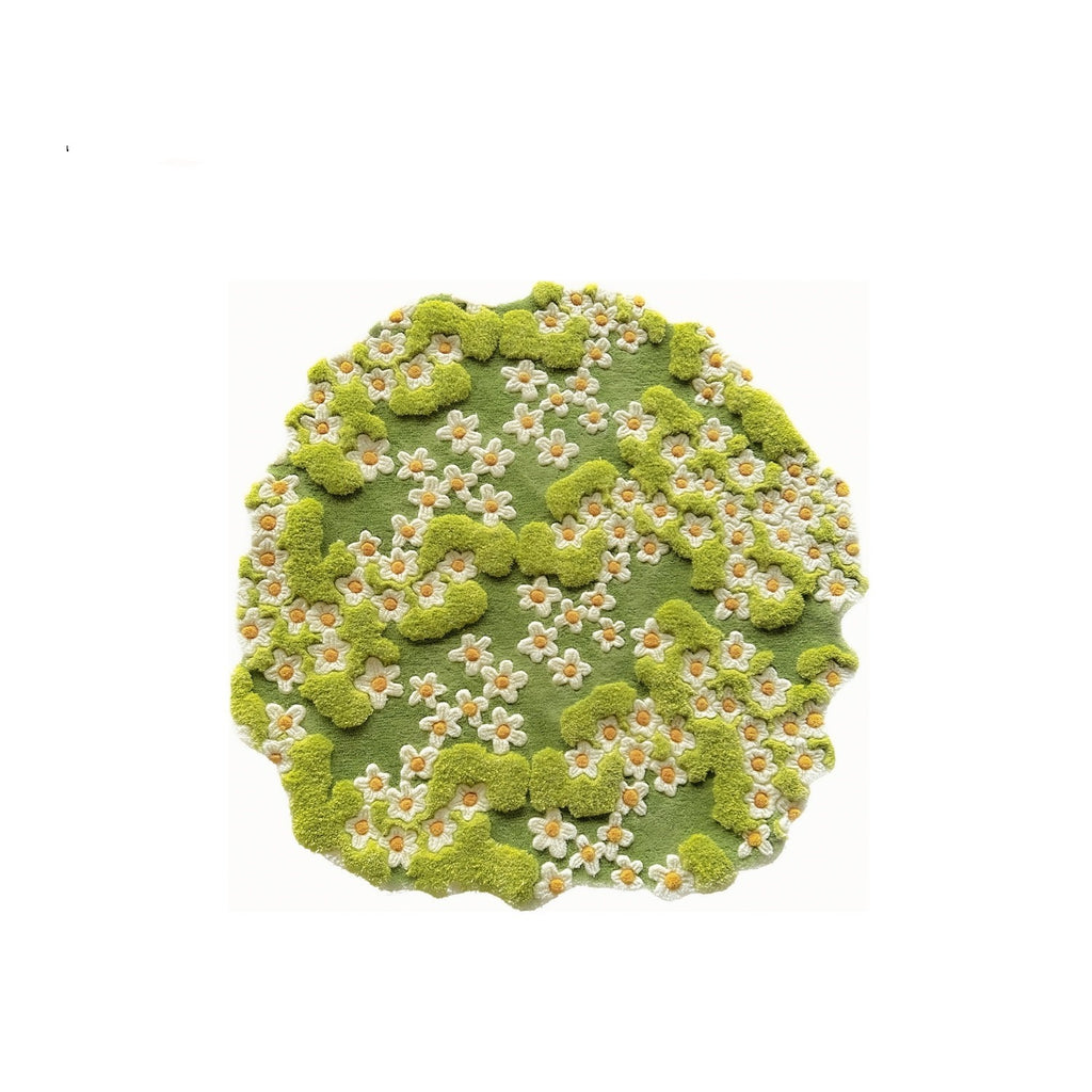 Handmade Wool Carpet Sofa Coffee Table Floor Mat