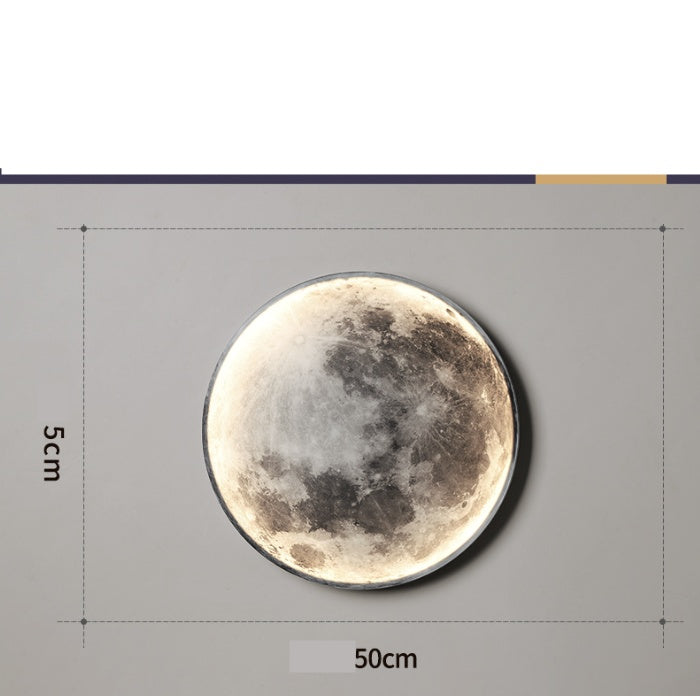 Moon LED Wall Light For Bedroom Kid's Room Foyer Living Room Coffee Bar Aisle Hallway Gallery Studyroom Loft Indoor Home Lights