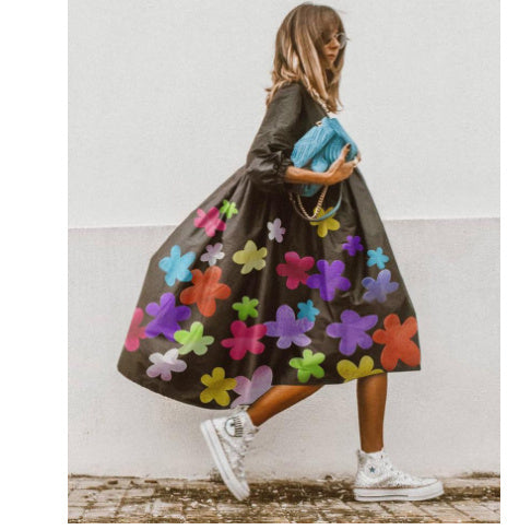 Fashion Printed Bohemian Dress Women