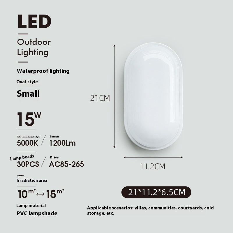 Super Bright Outdoor Waterproof Wall Lamp Aisle Corridor Balcony