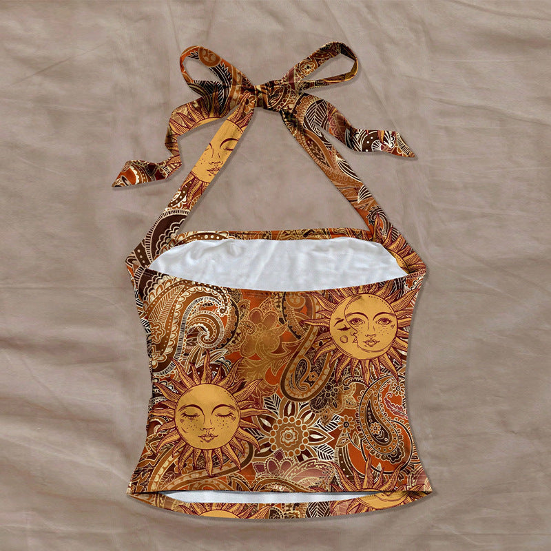 Camisole Top Halter Vest Slim Fit Women's Clothing